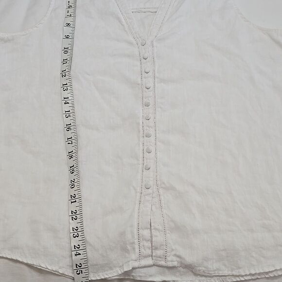 Joie Tops - J joie Linen Blousr Xl